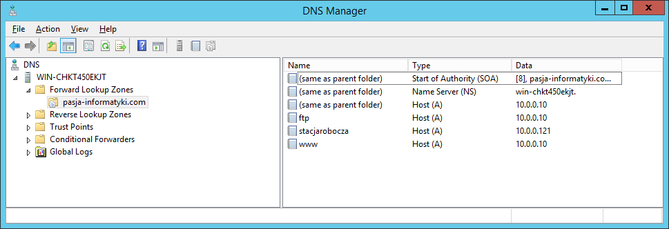 DNS Windows Server